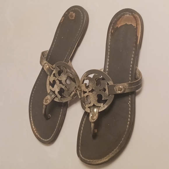 TORY BURCH Miller Gold Women's Sandal - Picture 8 of 8